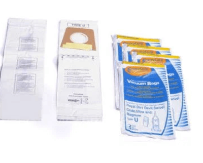 ROYAL TYPE U REPLACEMENT VACUUM BAGS 3PK BY ENVIROCARE 157