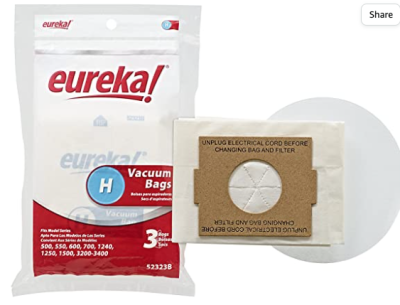 Eureka H Style Bag 3pk