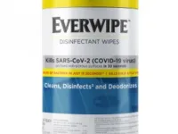 EVERWIPE Disinfectant Wet Wipes Multi-Surface Cleaning and Deodorizing Formula Fragrance-Free 75 Count Canister