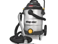 Shop-Vac® 16 Gallon* 6.5 Peak HP** Stainless Steel Contractor Series Wet/Dry Vacuum with SVX2 Motor Technology